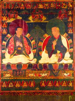 Ritratto di due famosi abati di Sakya del XV secolo.